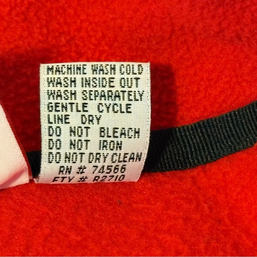 Vintage Marlboro Adventure Team Fleece Pullover XL Red Snap 90s - Picture 4 of 4